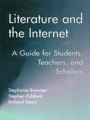 cover image of Literature and the Internet